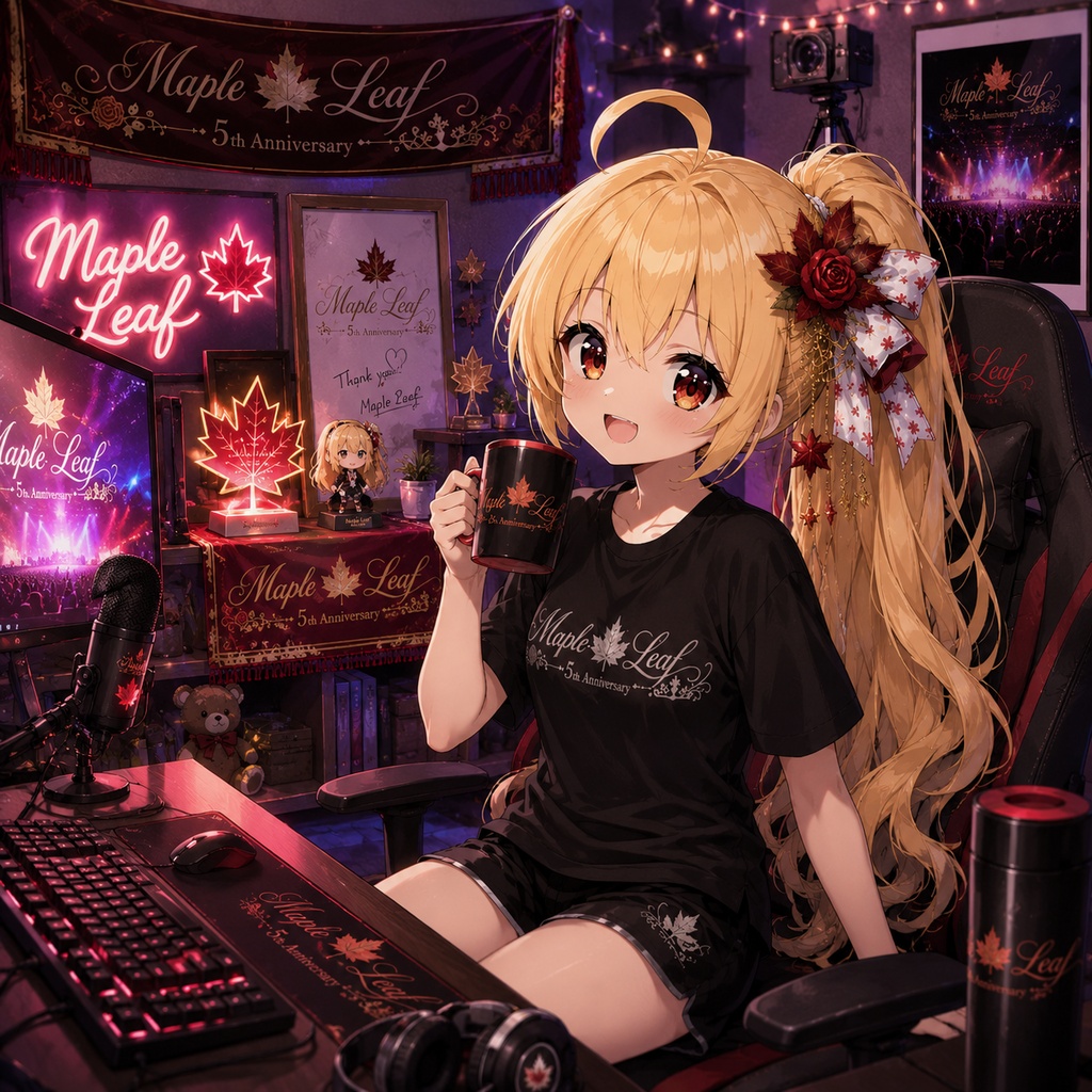 アニバーサリーTシャツ Premium Black