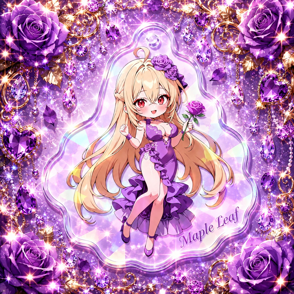 Violet Night ホログラムアクキー