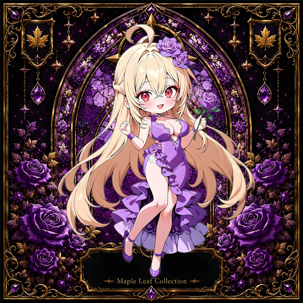 Violet Night 白雲石コースター