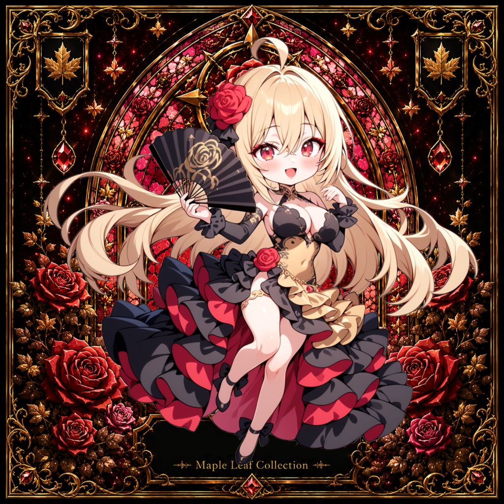 Crimson Rose 白雲石コースター