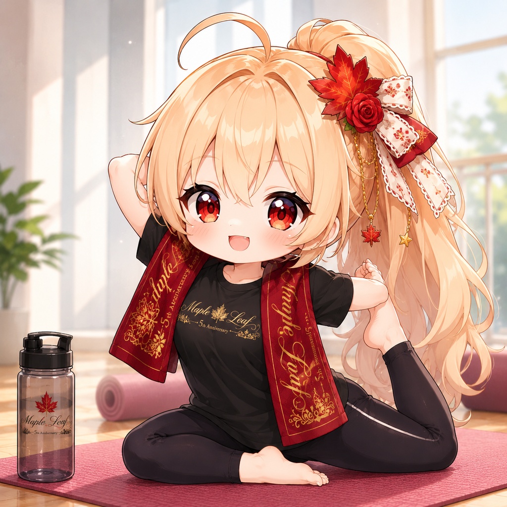 5周年記念マフラータオル Anniversary Red