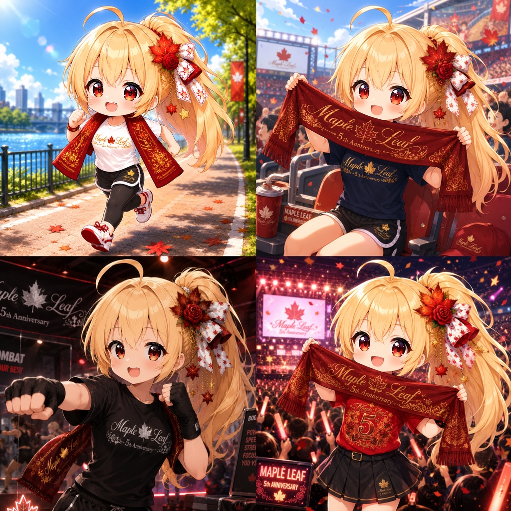 5周年記念マフラータオル Premium Black