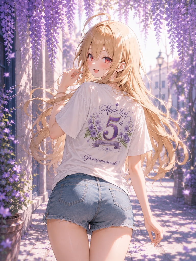 【期間限定】両面フルグラフィックTシャツ Jacaranda