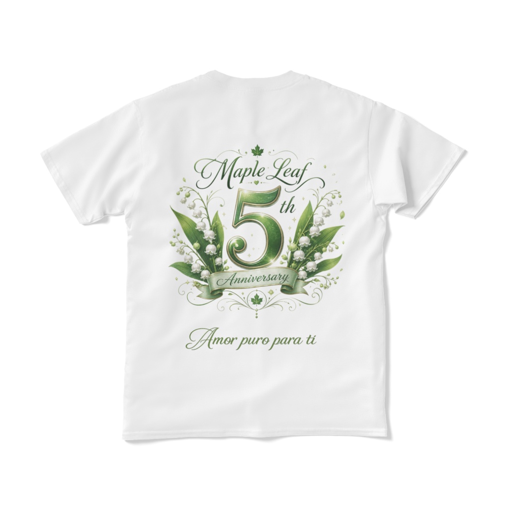 【期間限定】両面フルグラフィックTシャツ Lily of the Valley