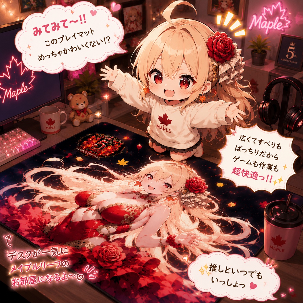 【期間限定】プレイマット 紅蓮の輝き