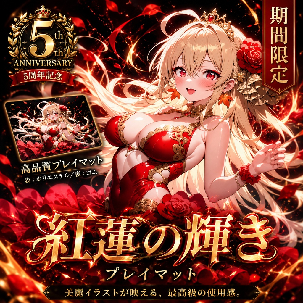 【期間限定】プレイマット  紅蓮の輝き 