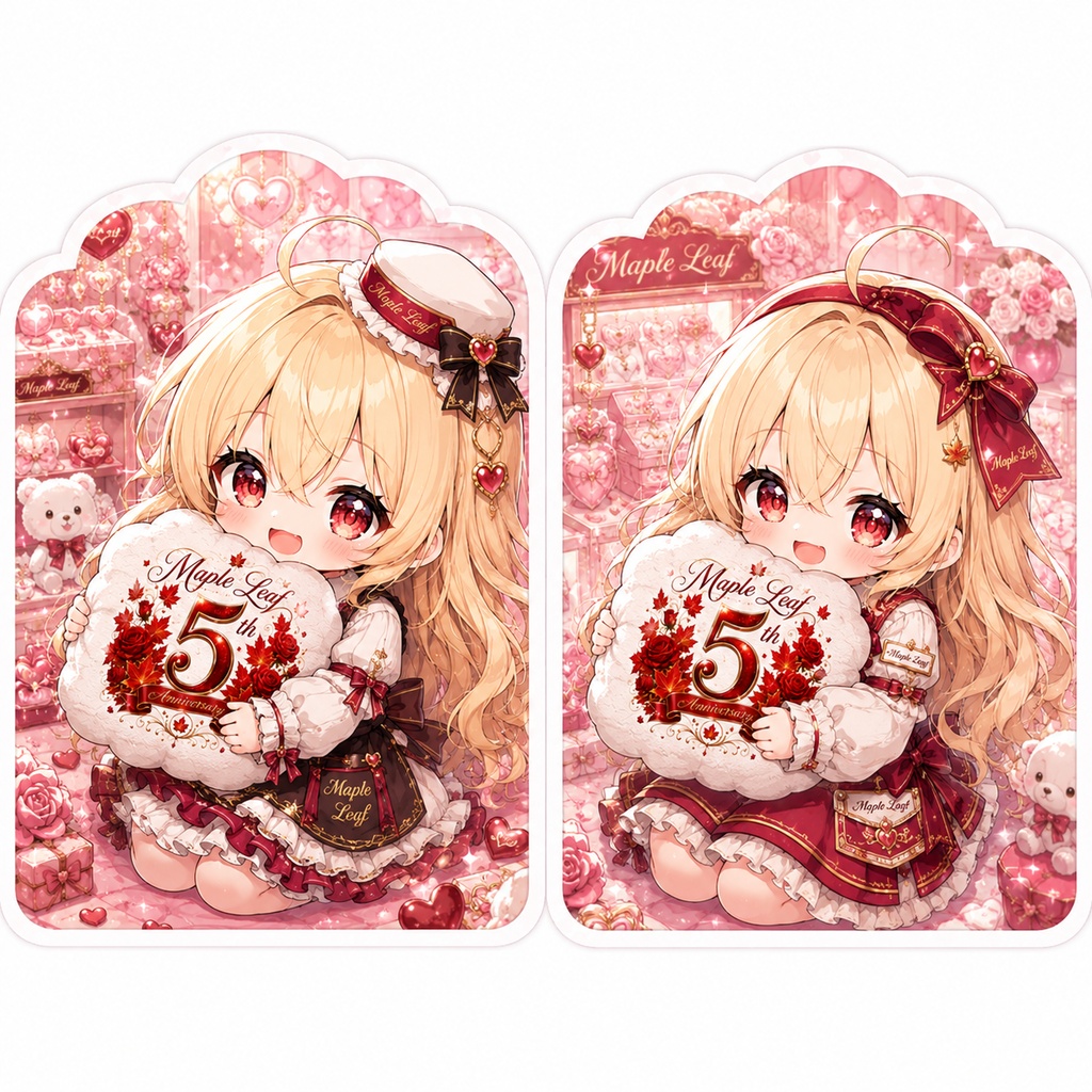 【期間限定】ダイカットクッション メイプルリーフ