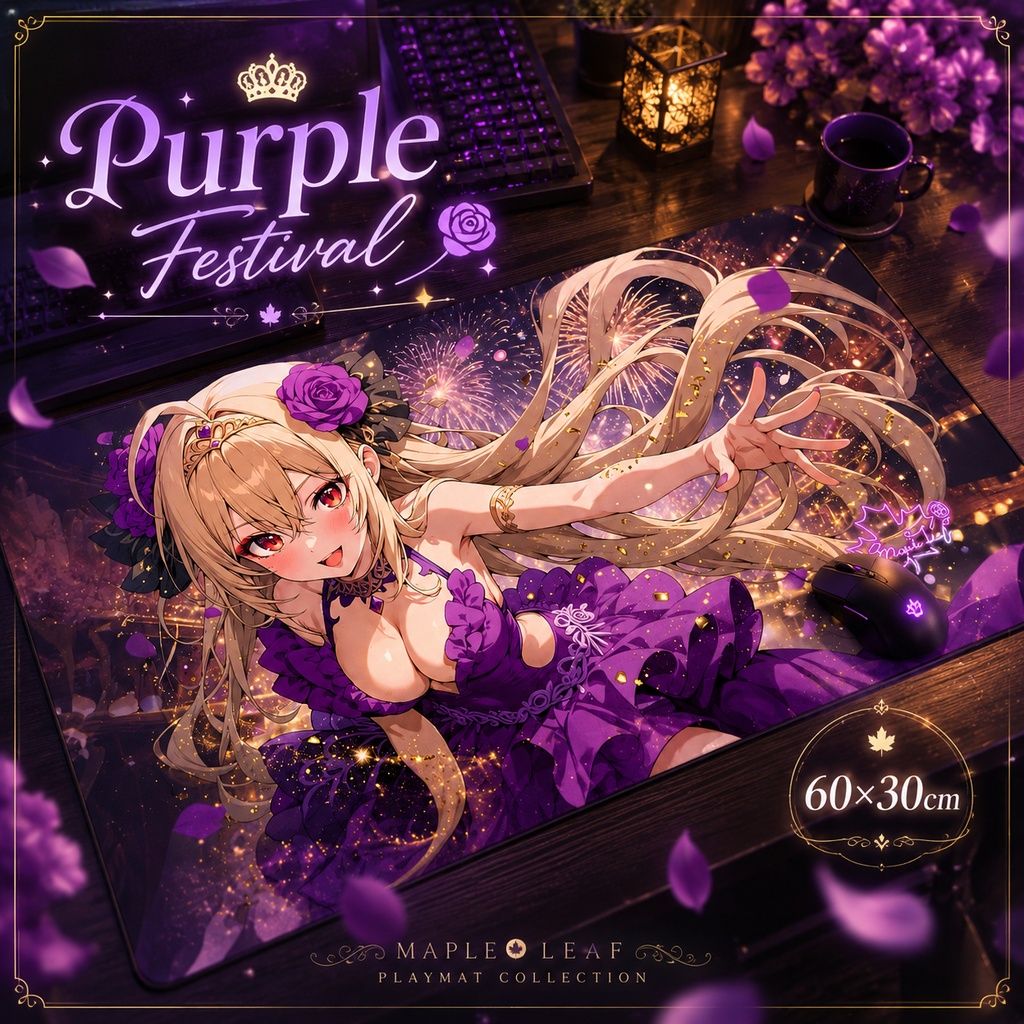 パープルフェスティバル ─ Maple Leaf Playmat Collection ─