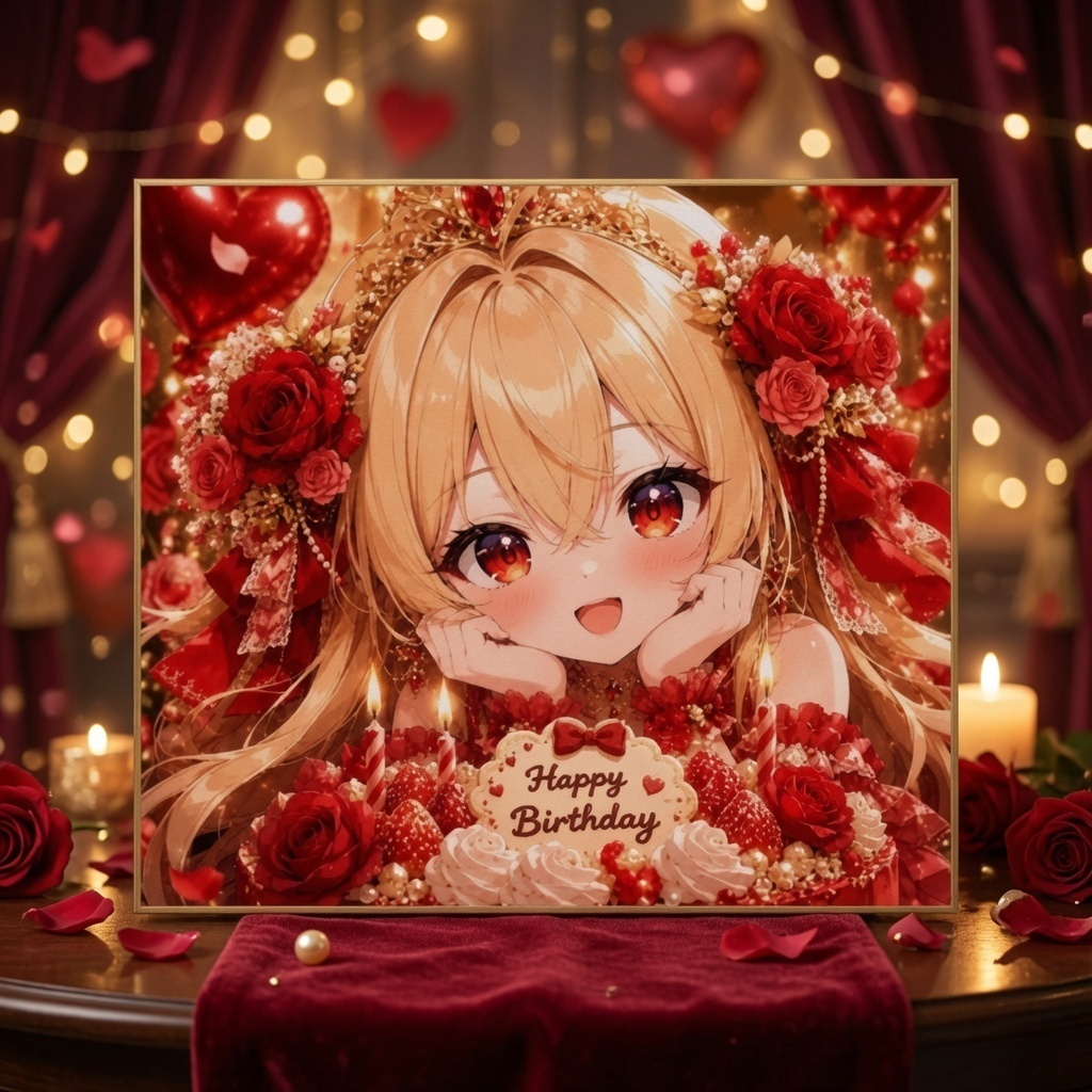【期間限定】2026 Birthday 記念色紙