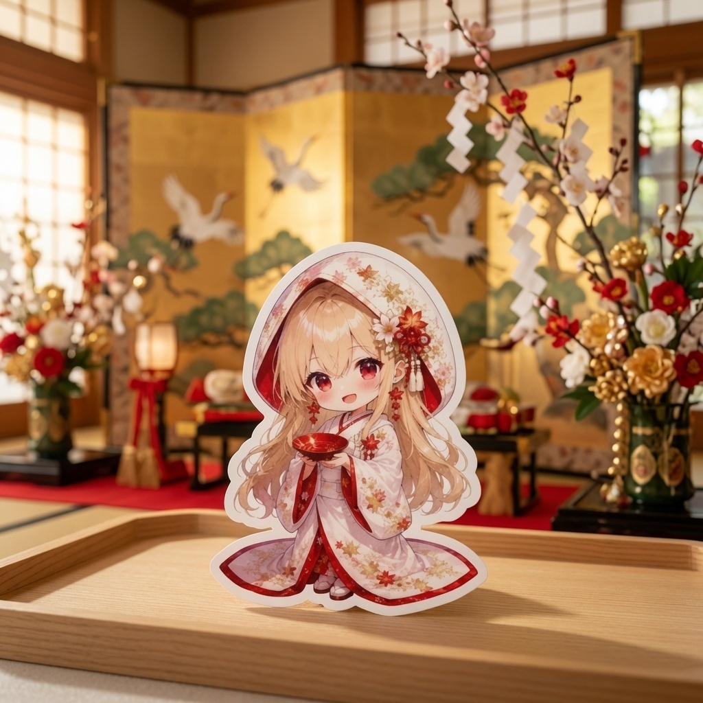 【期間限定】ステッカー 白無垢