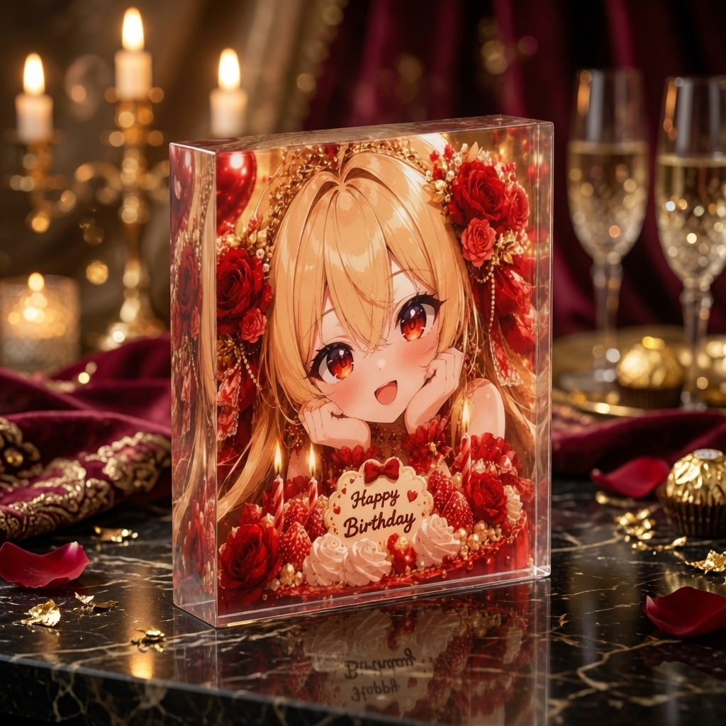 【5周年&バースデー記念】アクリルブロック