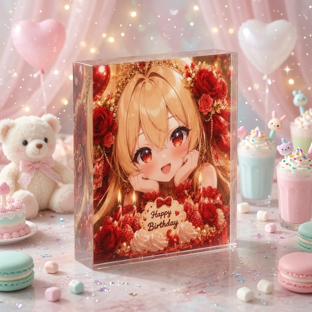 【5周年&バースデー記念】アクリルブロック