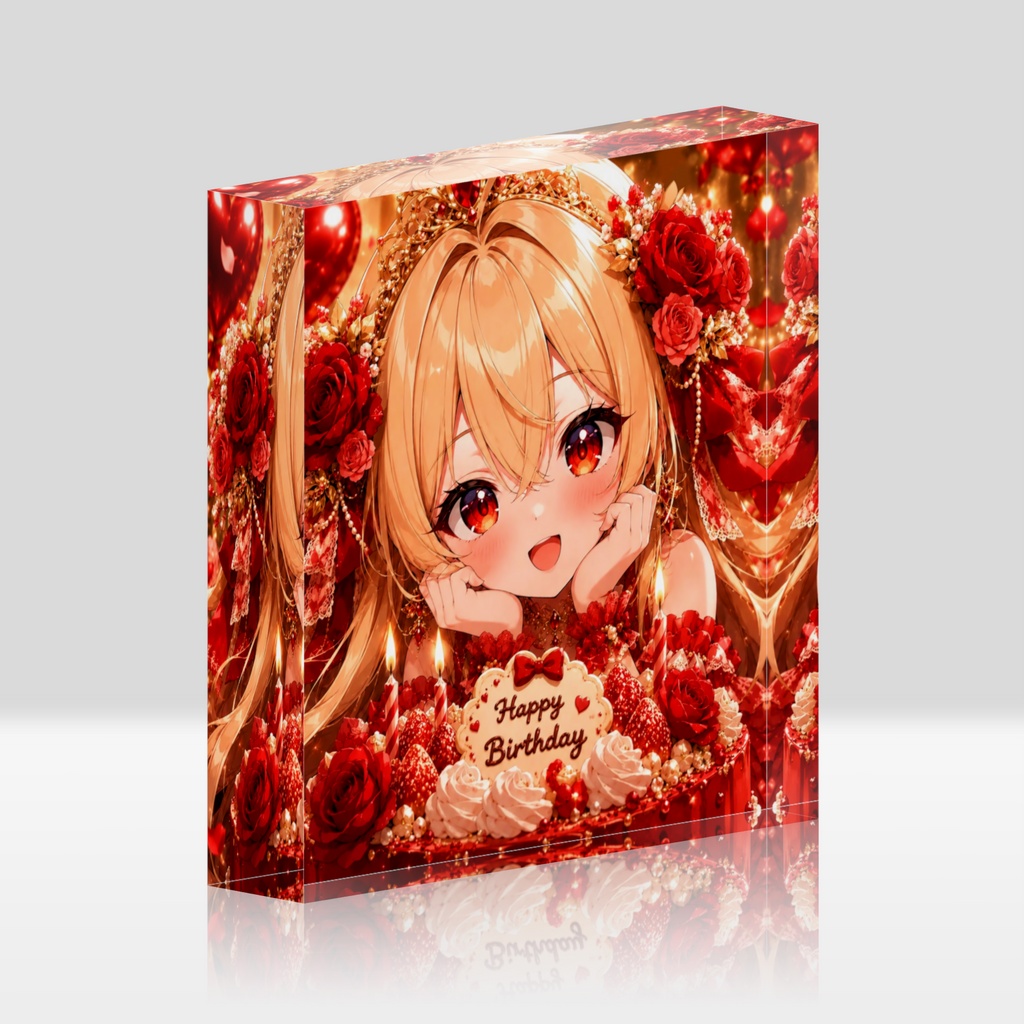 【5周年&バースデー記念】アクリルブロック