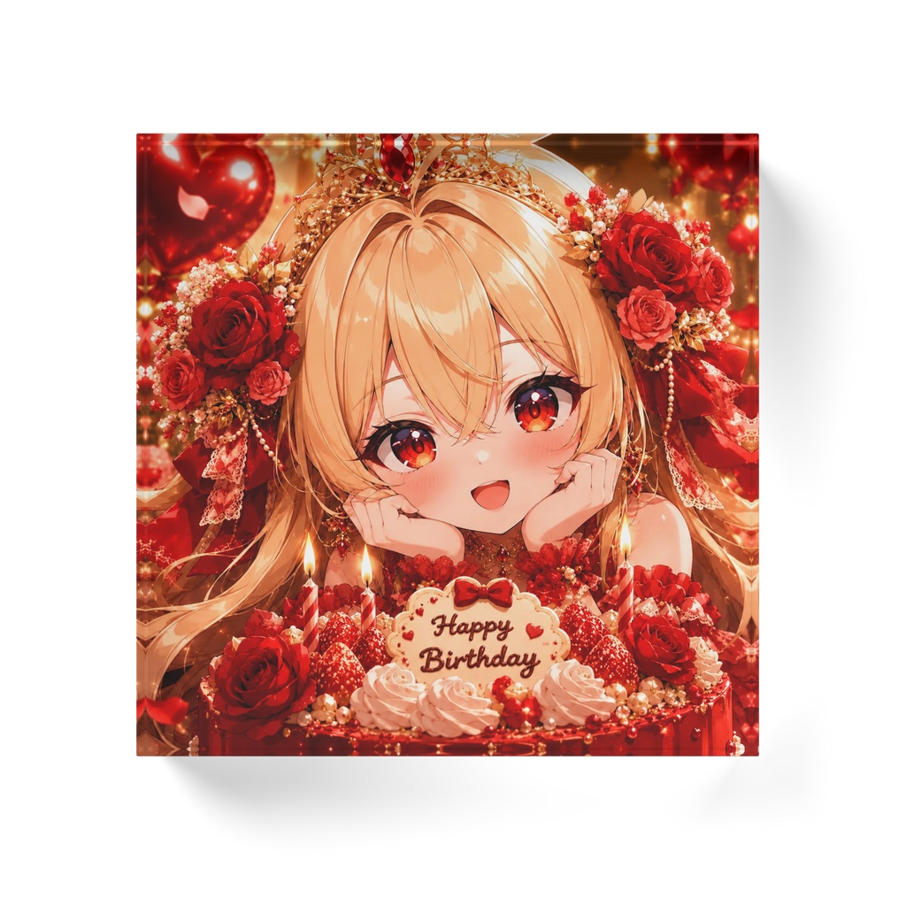 【5周年&バースデー記念】アクリルブロック
