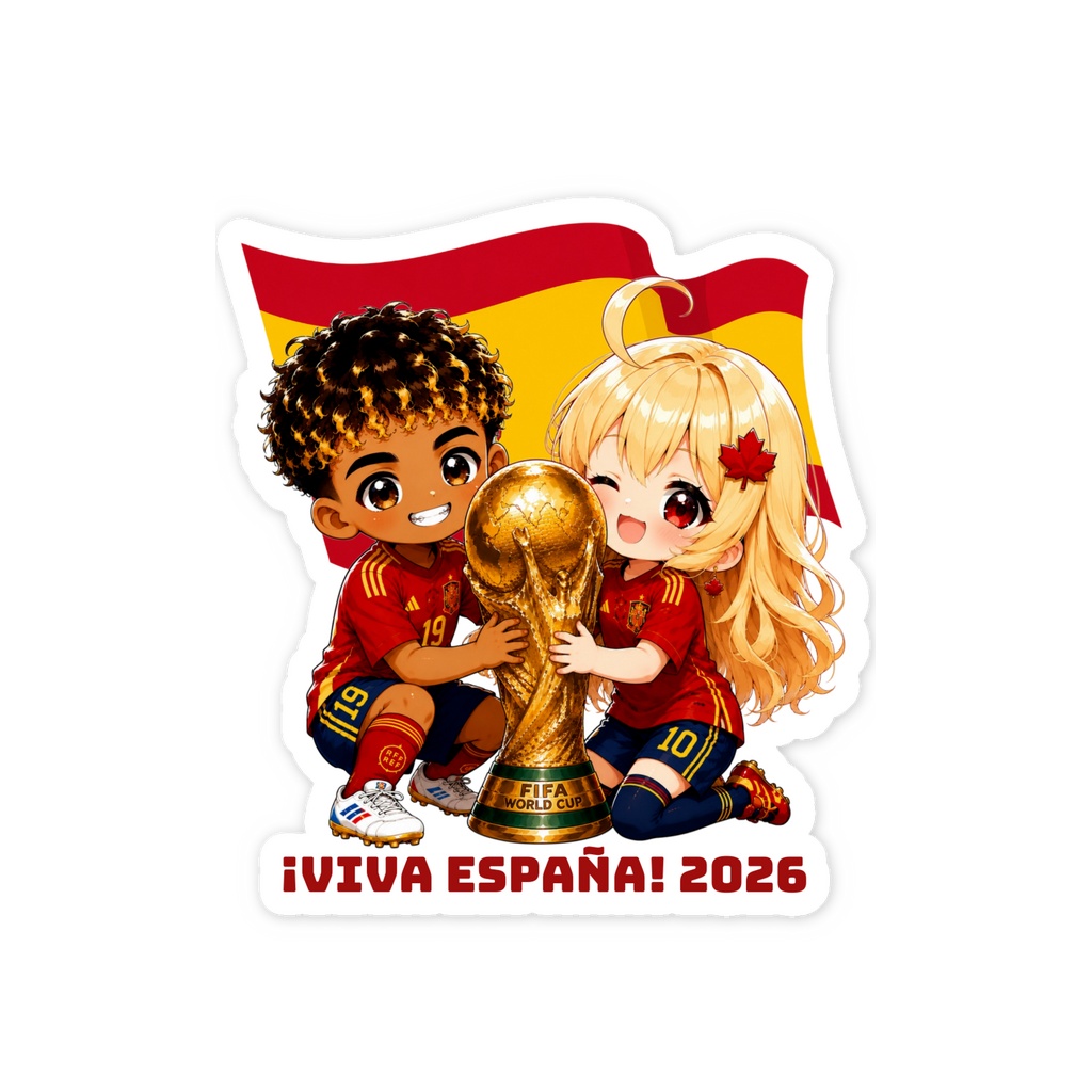 【期間限定】スペイン優勝記念 ステッカー ヤマル