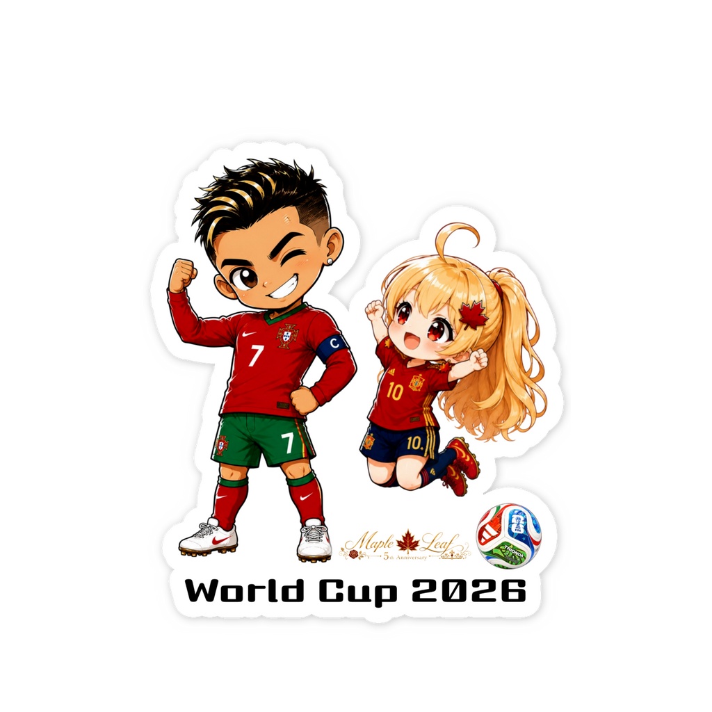 【期間限定】スペイン優勝記念 ステッカークリロナ