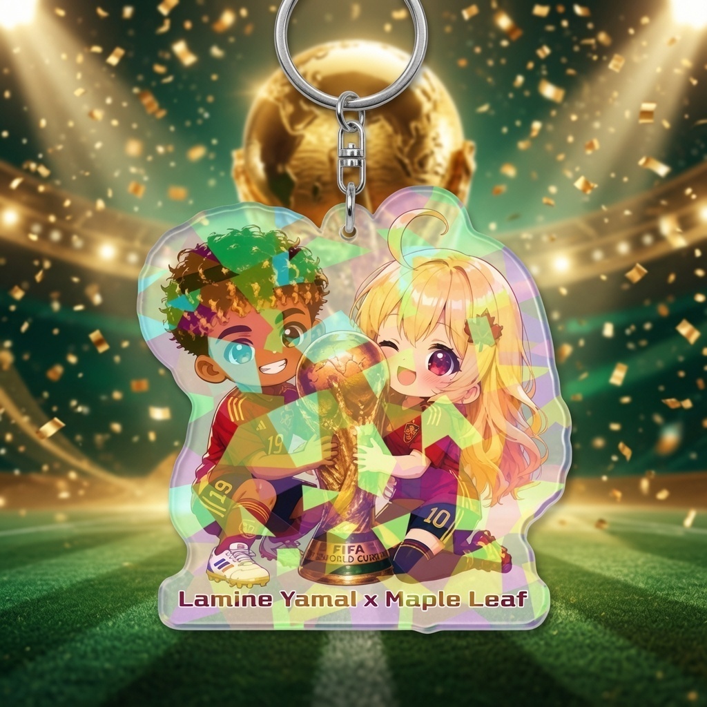 【期間限定】W杯優勝記念 ホログラムアクッキー ヤマル