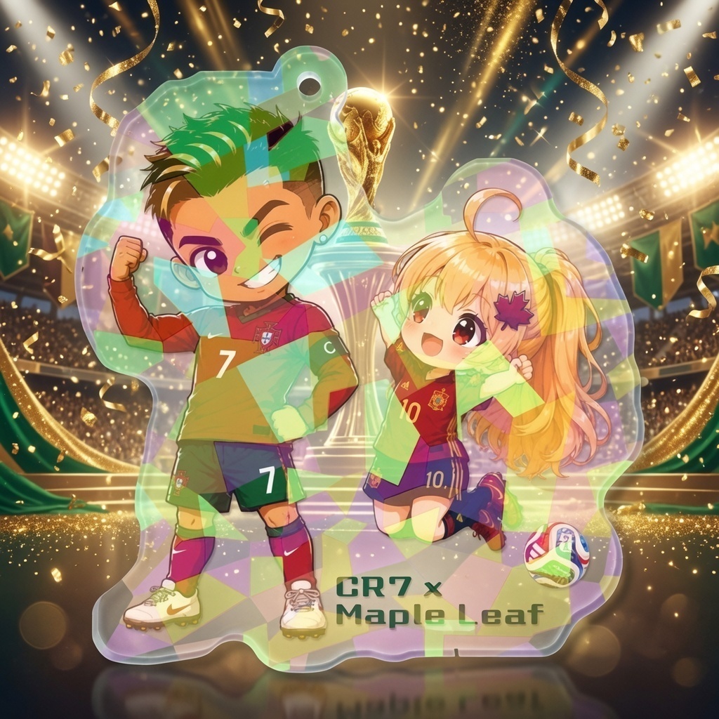 【期間限定】W杯優勝記念 ホログラムアクッキー クリロナ