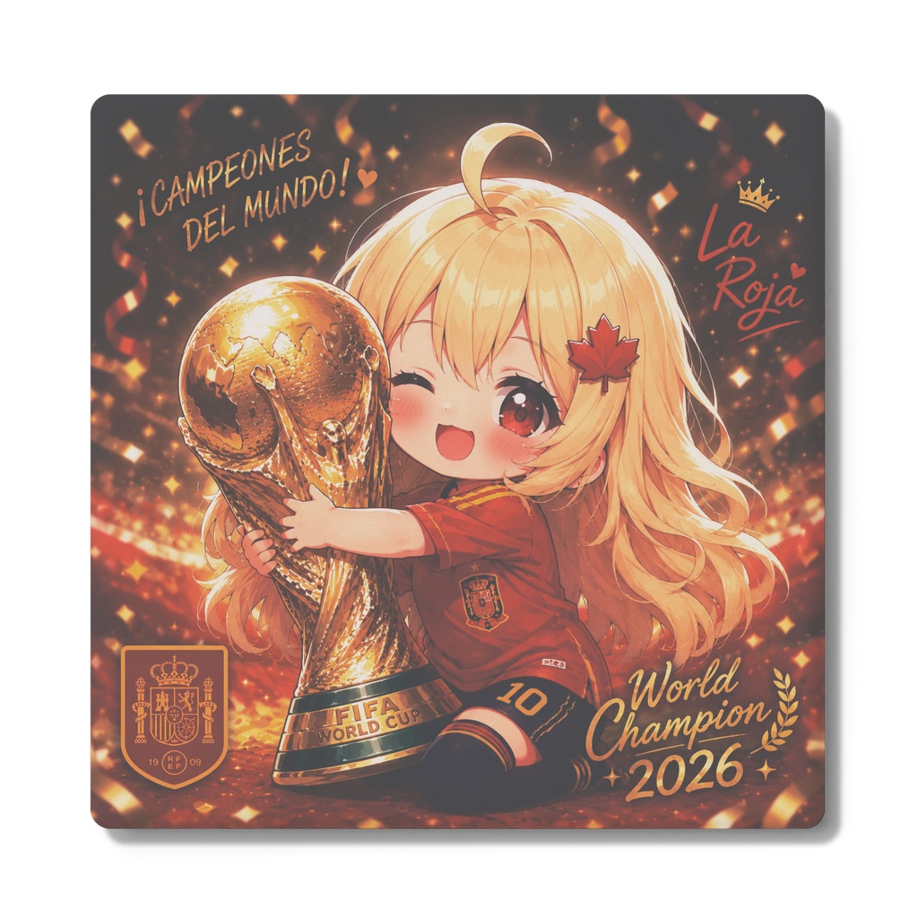 【期間限定】スペイン優勝記念 白雲石コースター