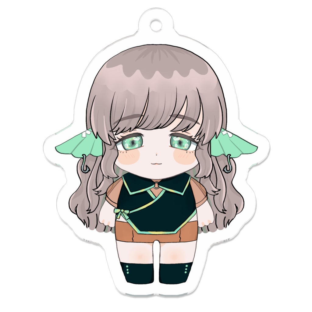 もちもちあむみキーホルダー（フチなし）