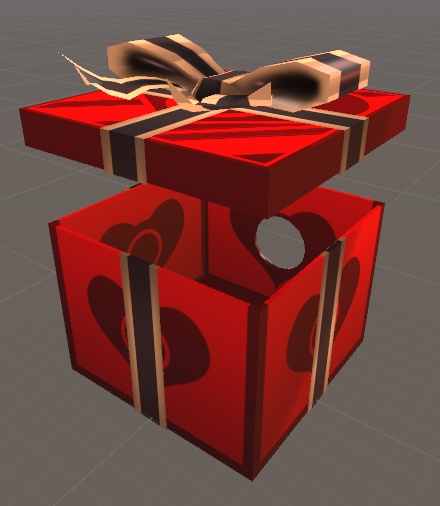 穴開きプレゼントボックス