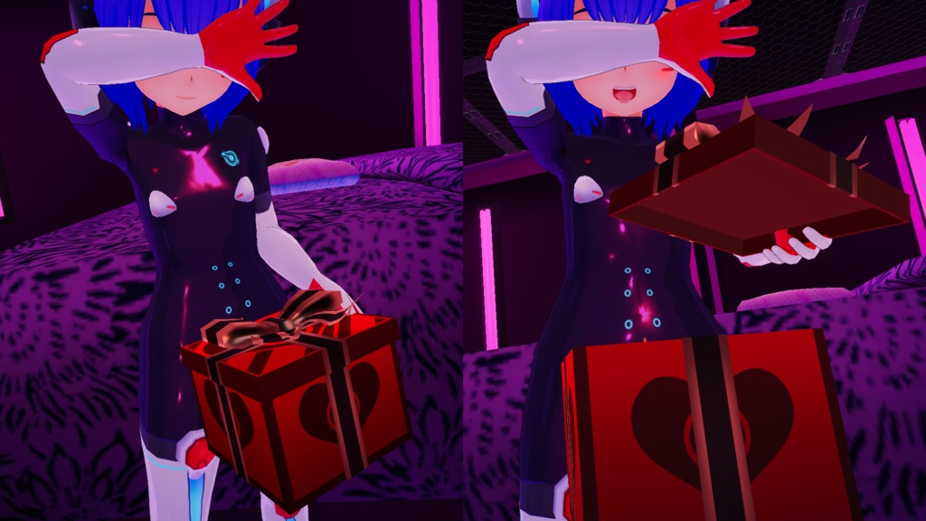 穴開きプレゼントボックス