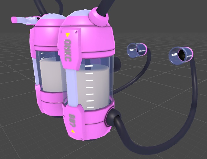 ONKC-007コア直結式高圧水鉄砲3Dモデル