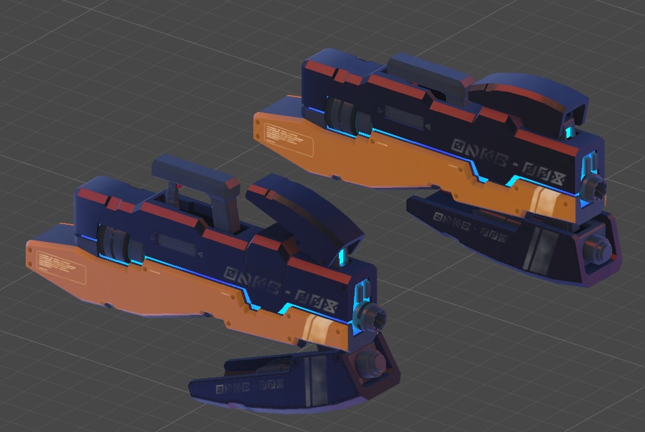 ONKC-008ブラスター - 手持ちプラズマ砲3Dモデル