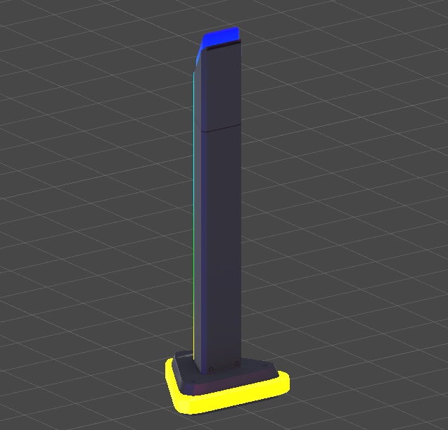 ゲーミング柱のような何か