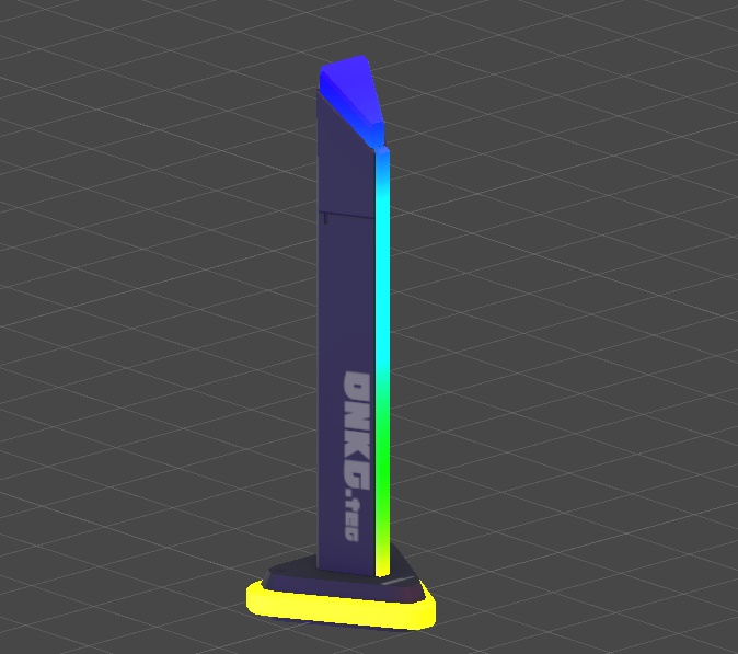 ゲーミング柱のような何か