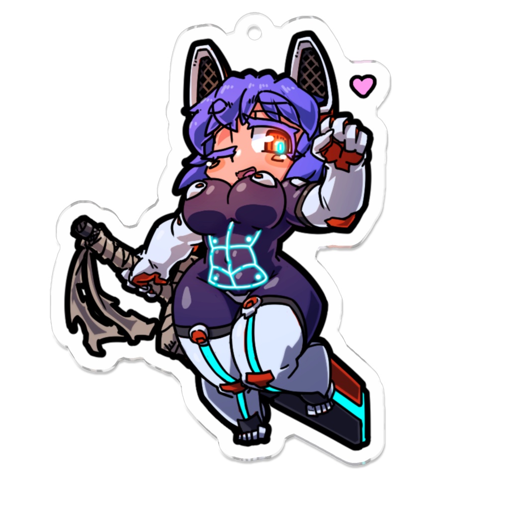 デフォルメラールクちゃんアクリルキーホルダー