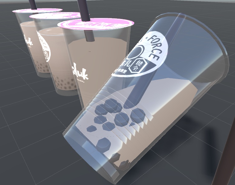 タピオカミルクティー3Dモデル