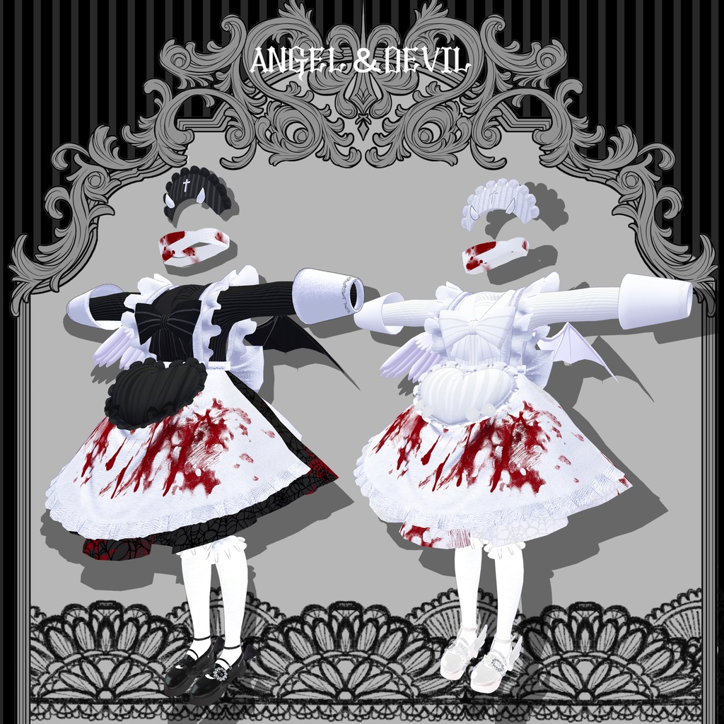 【5アバター対応】キミと私は天使で悪魔【VRChat】