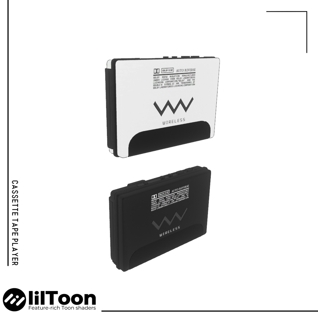 【VRchat】ポータブルカセットプレーヤー MW-505