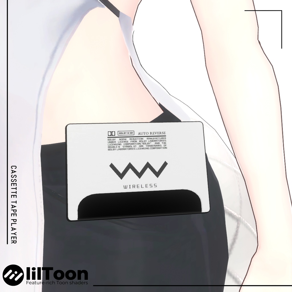 【VRchat】ポータブルカセットプレーヤー MW-505