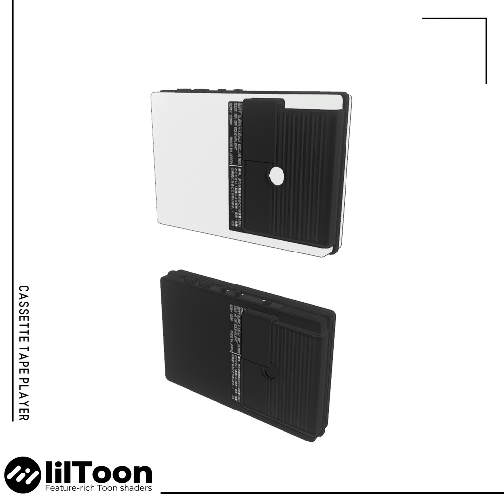 【VRchat】ポータブルカセットプレーヤー MW-505