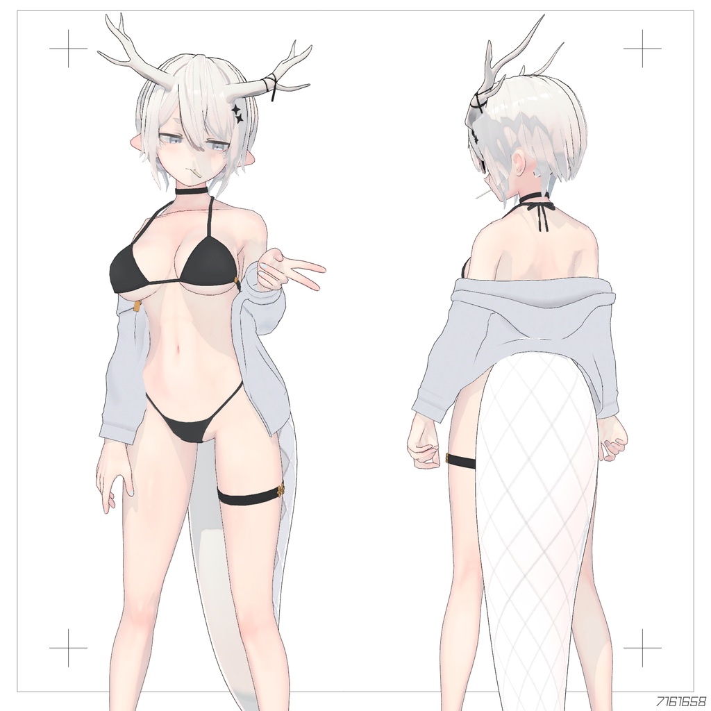 【ヨル&アノネ(A0Xbody)用】シンプル水着セット_M45