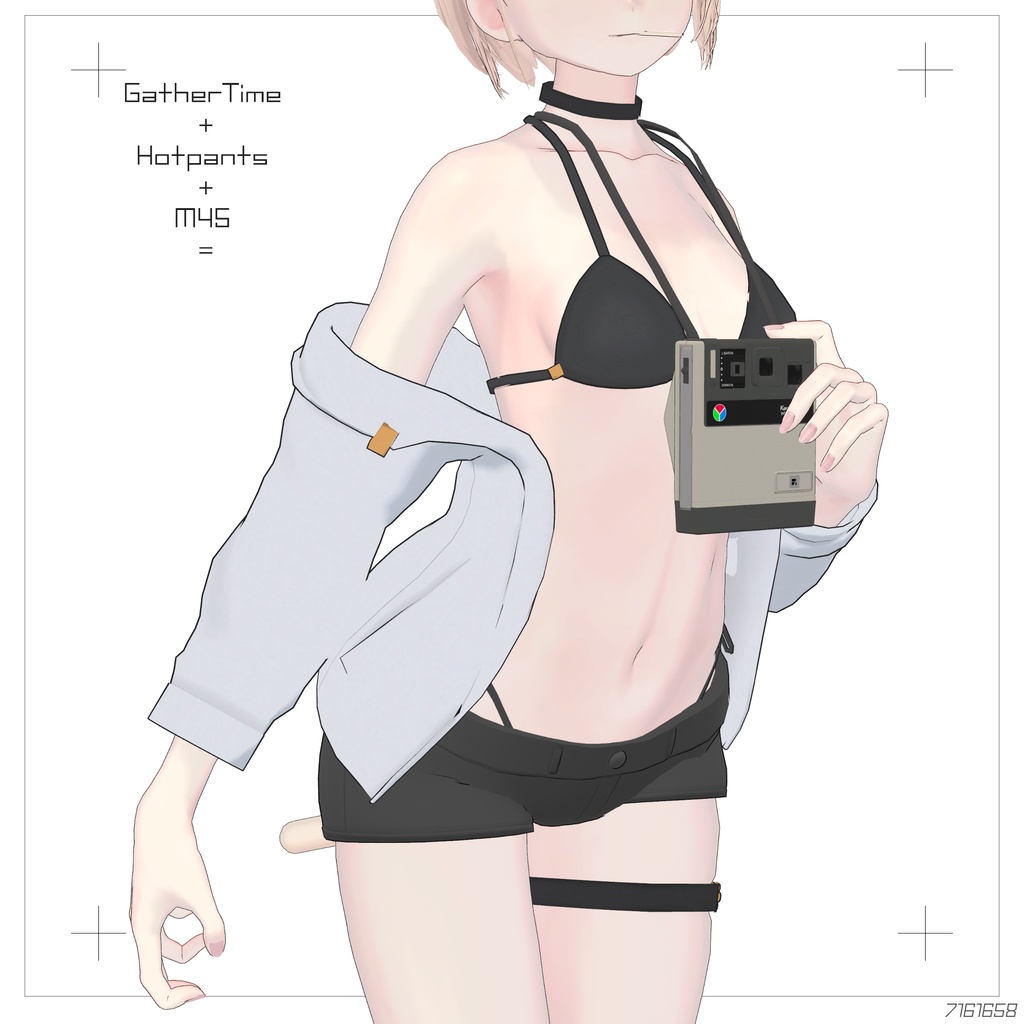 【ヨル&アノネ(A0Xbody)用】シンプル水着セット_M45