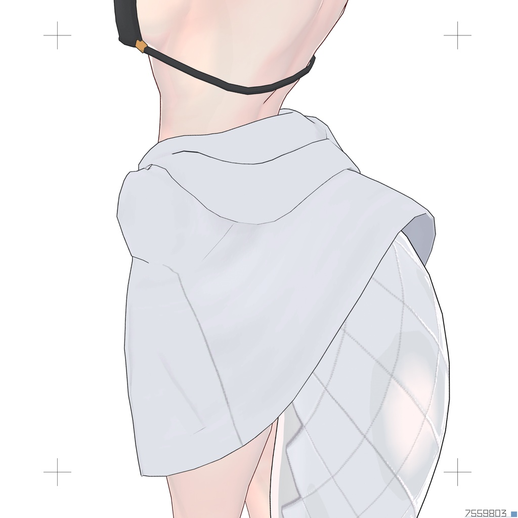 【ヨル&アノネ(A0Xbody)用】腰巻きパーカー