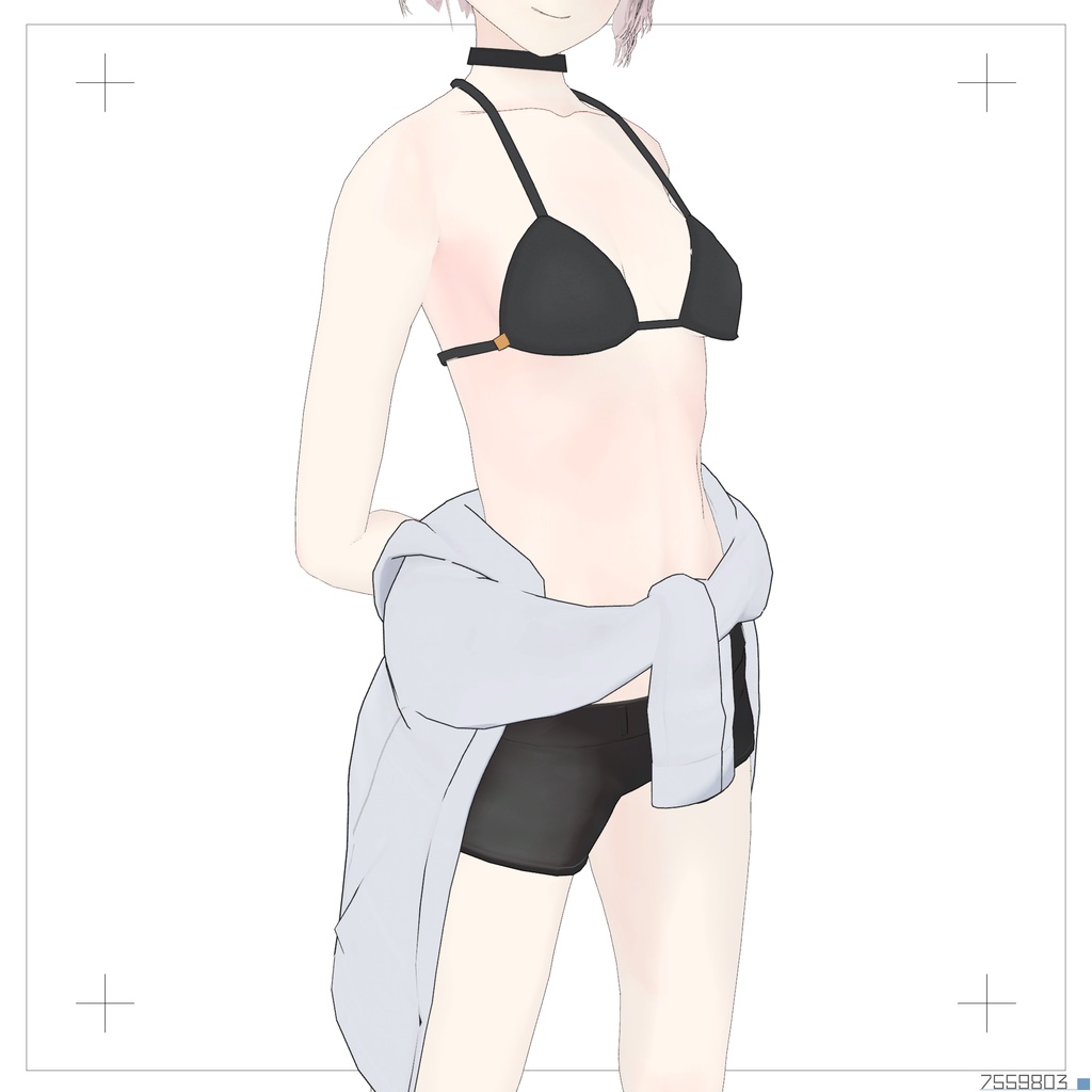 【ヨル&アノネ(A0Xbody)用】腰巻きパーカー