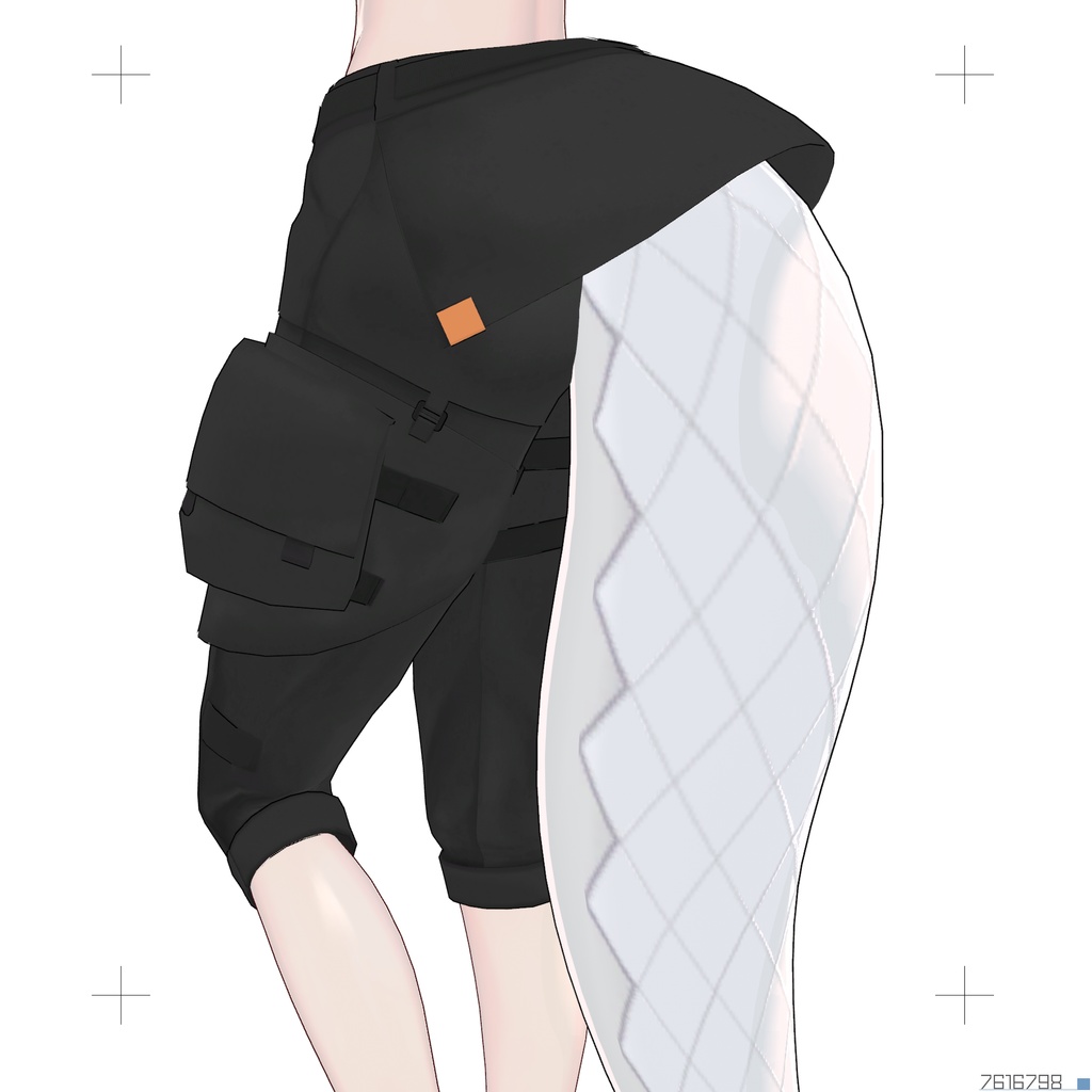 【ヨル&アノネ(A1Xbody)用】P23_テックパンツ