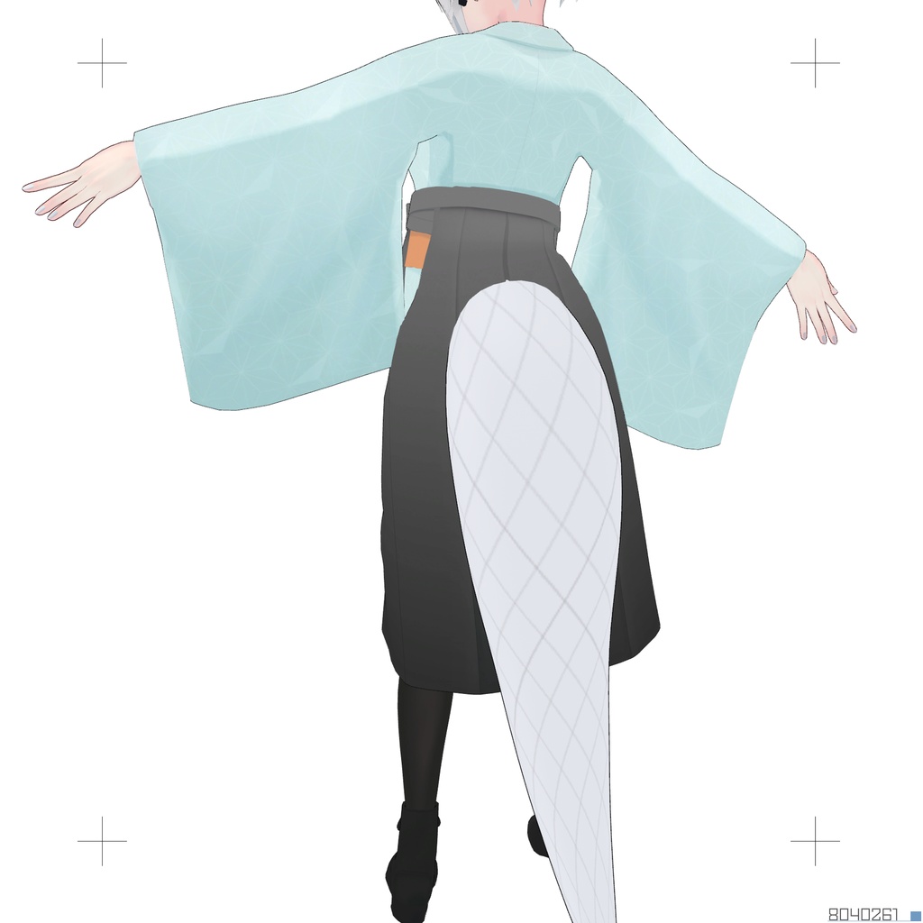 【B01&A1Xボディ向け】袴っぽい和服とレギンス