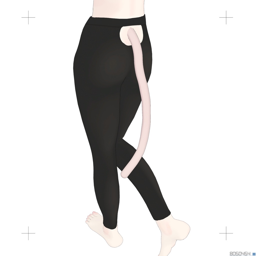 【B01&A1Xボディ向け】しっぽ用穴あきレギンス