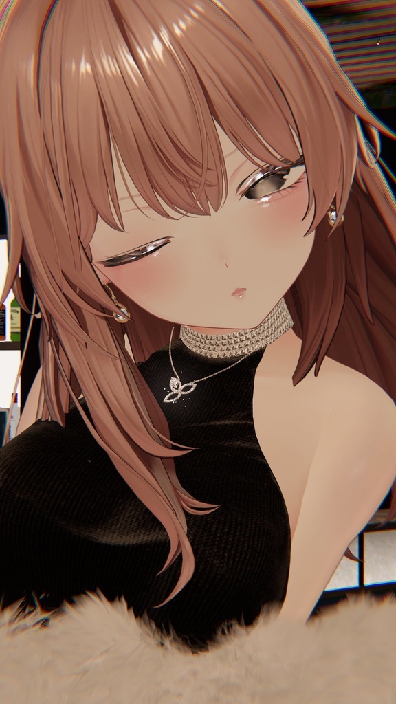 リリー フラワー アクセサリーセット(リング&ネックレス)/ Lily Flower Accessory Set (Ring & Necklace)