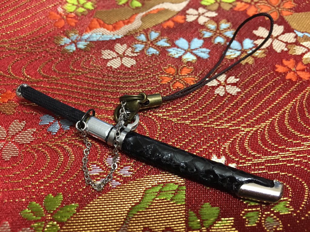 手作り刀ストラップ「MATSUYOI」