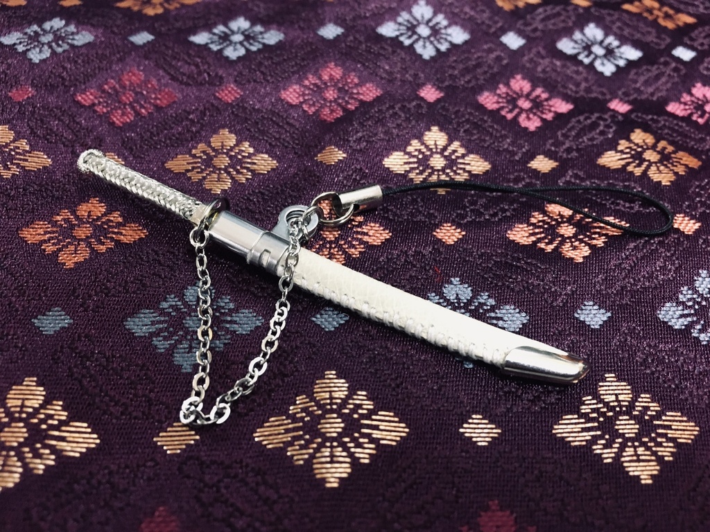 手作り刀ストラップ「GEKKOU」(箱付き)