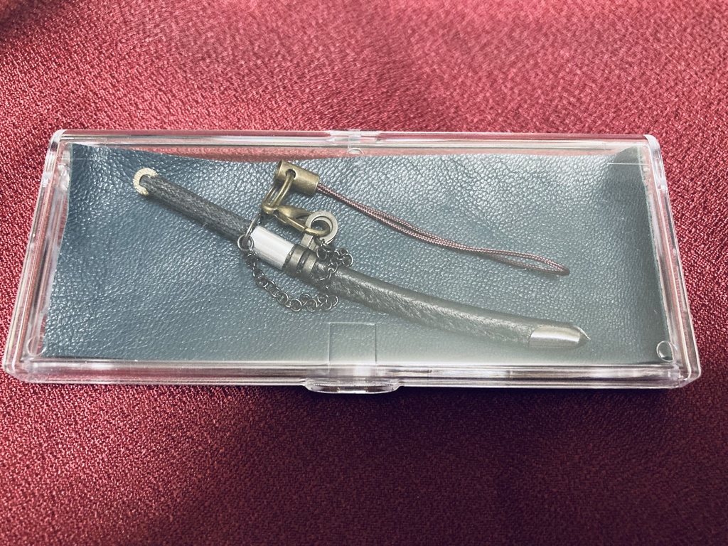 手作り日本刀ストラップ「玄武」