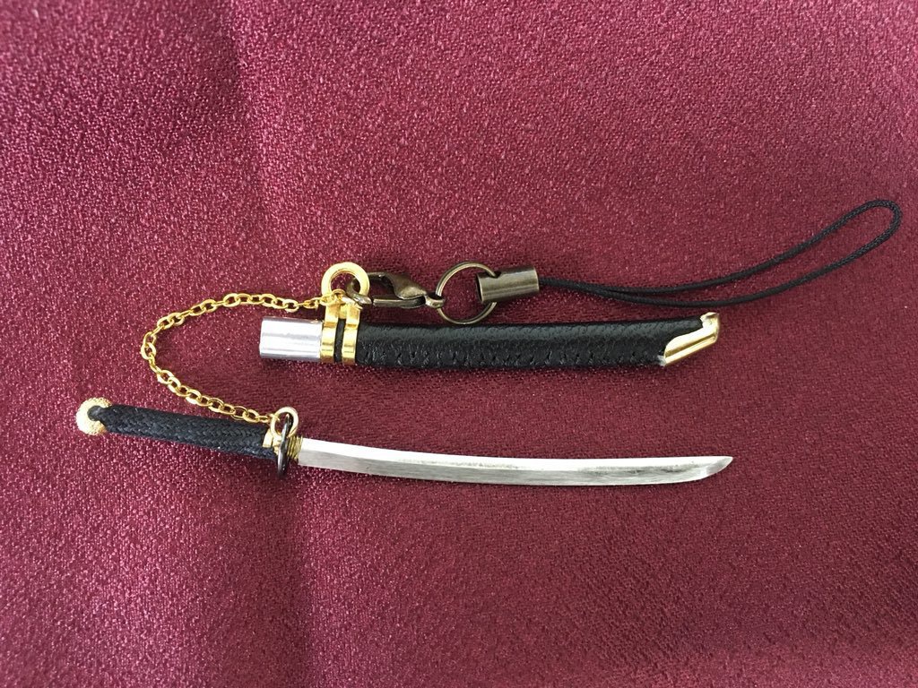 手作り刀ストラップ「KAGUYA」(箱付き)