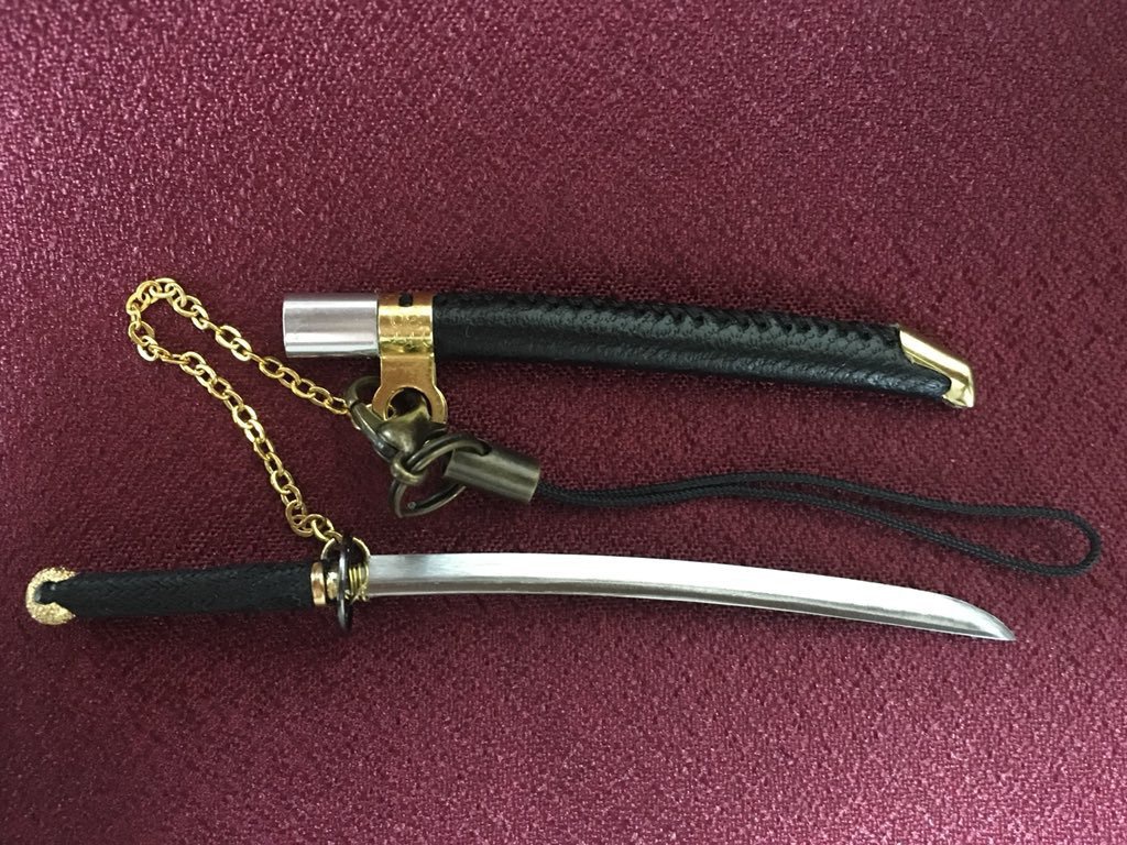 手作り刀ストラップ「KAGUYA」(箱付き)