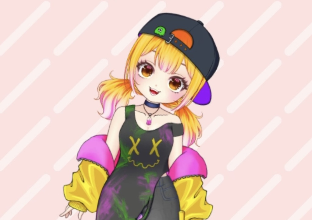 VTuber　汎用モデル　ギャル